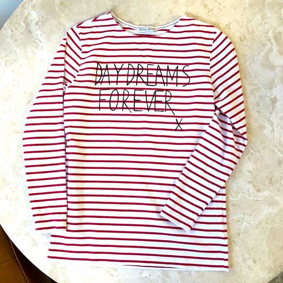 EACHXOTHER PARIS | ROBERT MONTGOMERY Nautical Red Stripe Tee Size XS - Picture 6 of 12